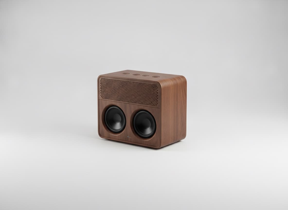 Enceinte premium bois