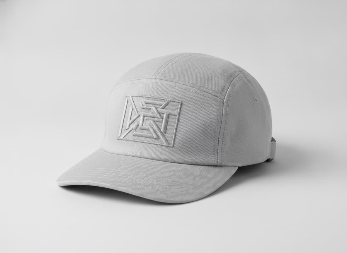 Casquette brodée 5 panneaux